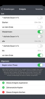 Wie wechseln sich 1 Minute 30 Sekunden und 2 Minuten ab?