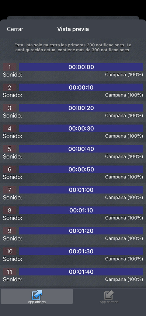 ¿Cómo reproduzco un sonido cada 10 segundos?