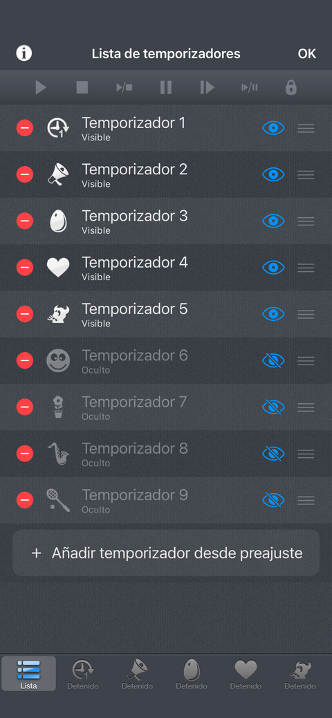 Elige un temporizador
