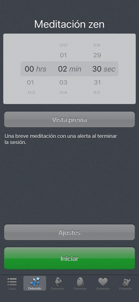 Define la duración